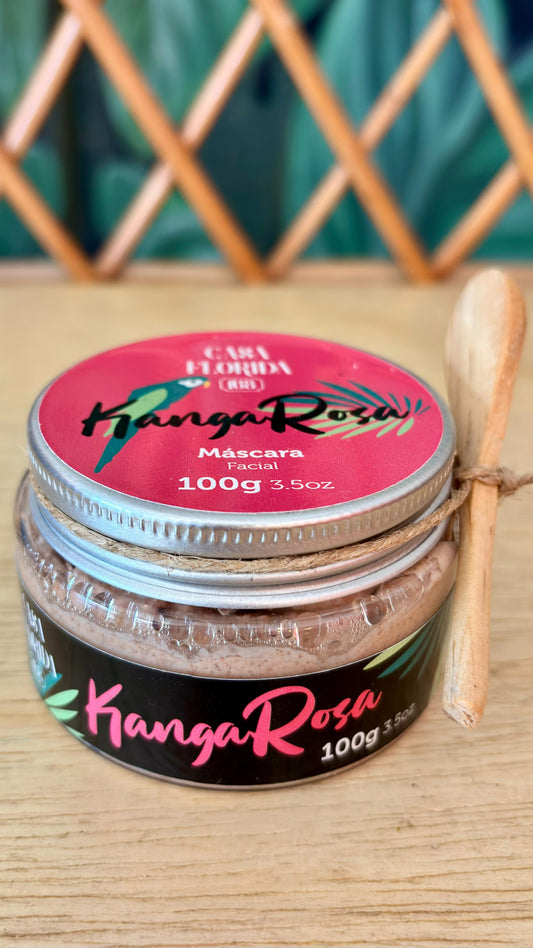 Máscara Facial Kanga Rosa